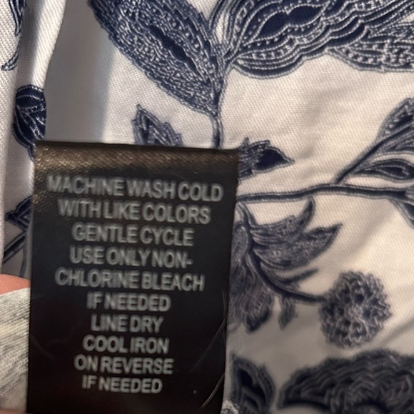 Torrid Maxi Challis Walkthrough Dress Blue Floral Paisley Maxi Romper Women Sz10 - Picture 14 of 14